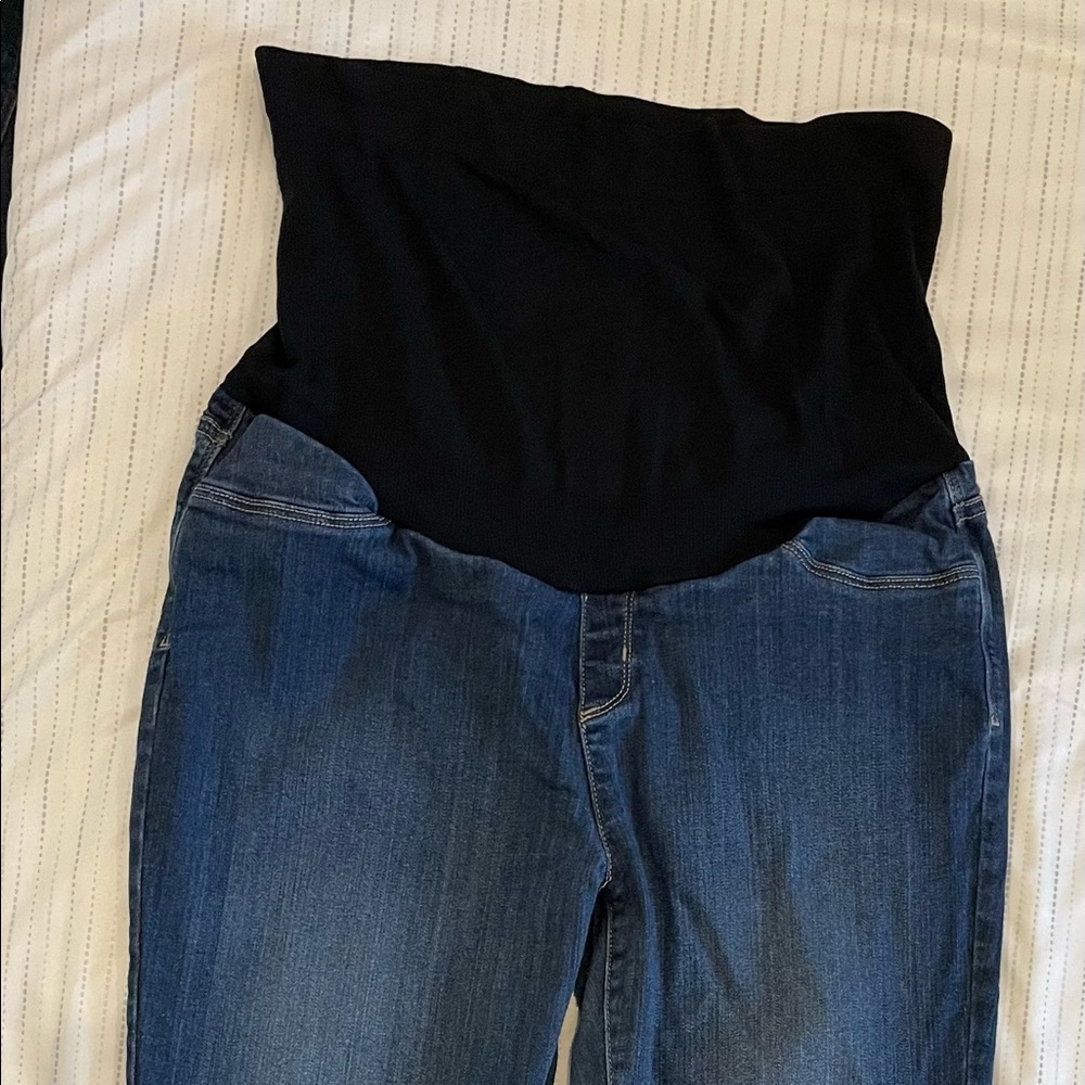 EUC Front-panel NYDJ maternity jeans - size 14